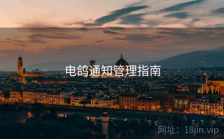 电鸽通知管理指南
