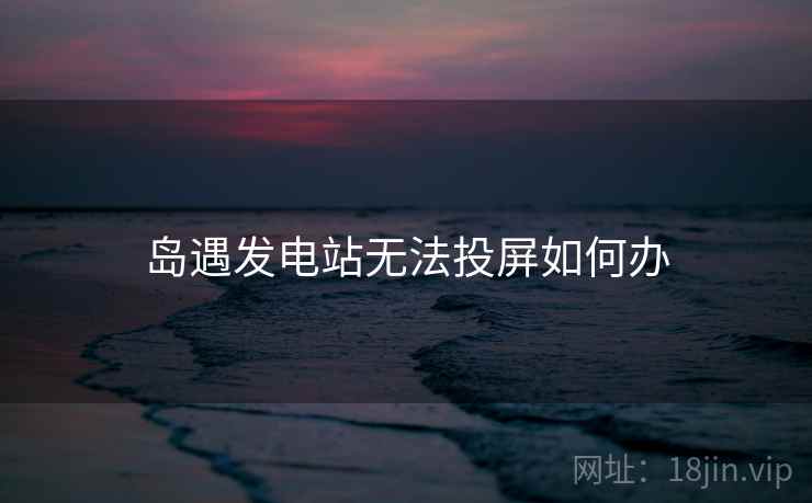 岛遇发电站无法投屏如何办
