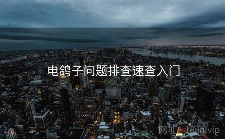 电鸽子问题排查速查入门