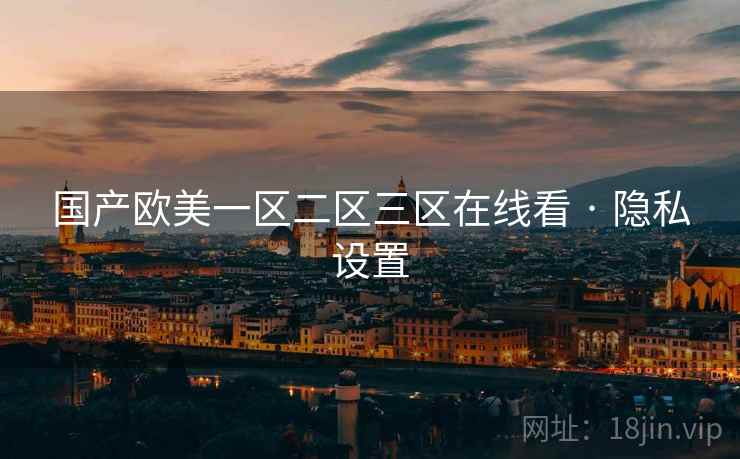 国产欧美一区二区三区在线看 · 隐私设置