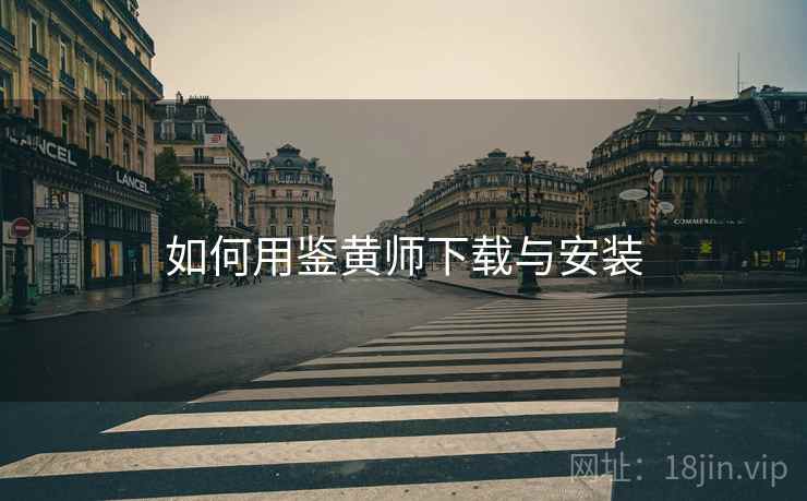 如何用鉴黄师下载与安装