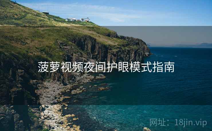 菠萝视频夜间护眼模式指南
