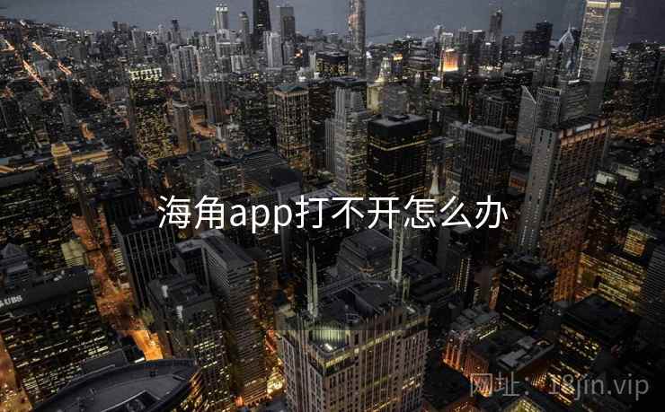 海角app打不开怎么办